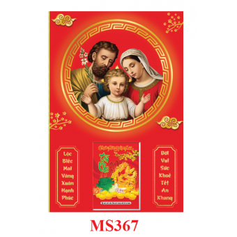 MS367- Bìa lịch công giáo 40x60cm
