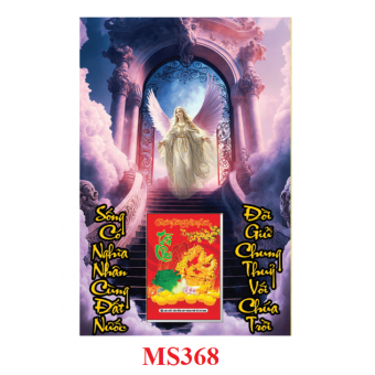 MS368- Bìa lịch công giáo 40x60cm