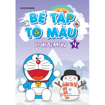 Bé tập tô màu Doraemon tập 4&nbsp;