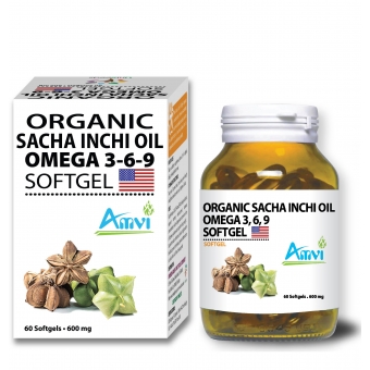 Viên nang mềm Organic Sacha Inchi Omega 3,6,9 Softgel (Nhập khẩu)